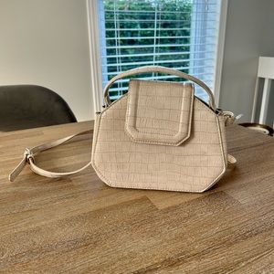 Beige handbag